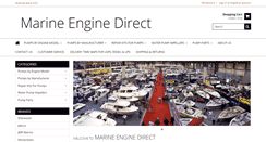 Desktop Screenshot of marineenginedirect.com